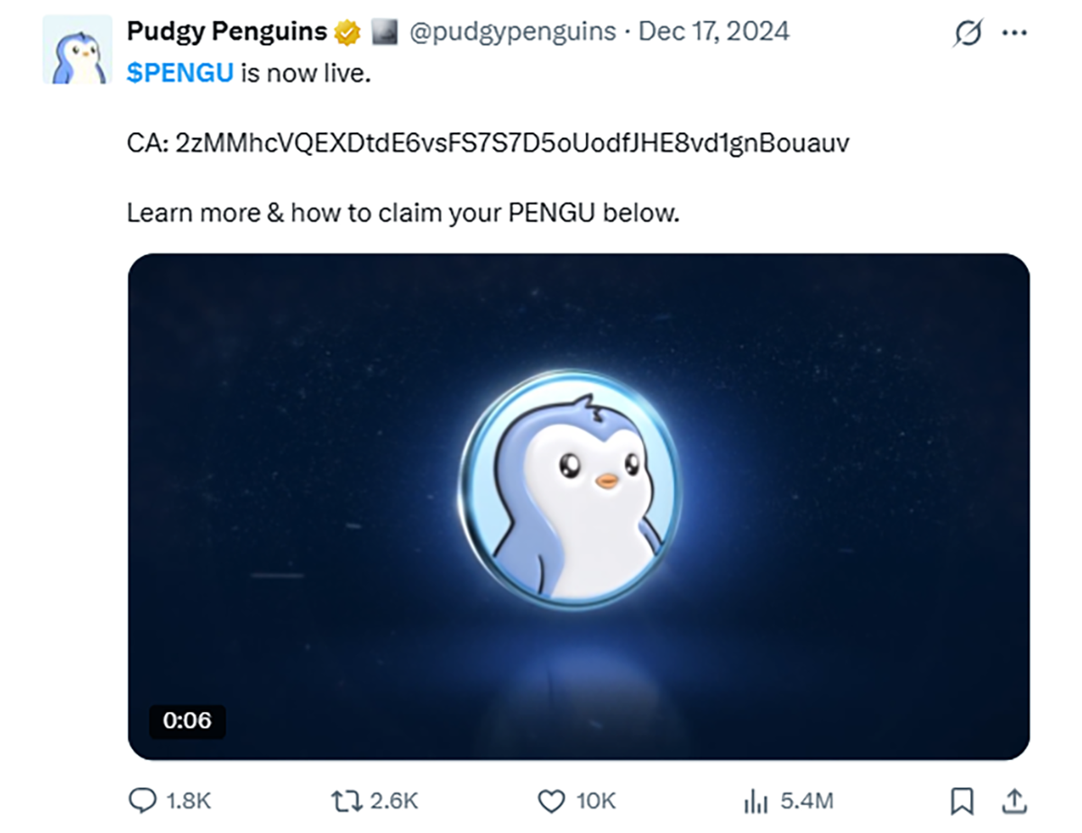 Pudgy Penguins creative — Pudgy Penguins Creative 3